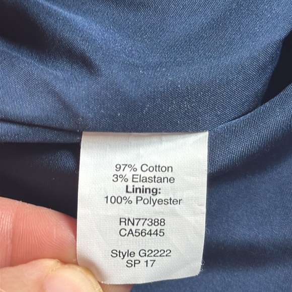 J. Crew Factory Navy White Floral Basket Weave Dress 4 Wedding Guest Preppy - Picture 10 of 10